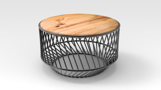 Coffee Table 3D Model .c4d .max .obj .3ds .fbx .stl .blend 
