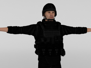 Commando Modelo 3D