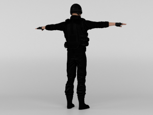 Commando Modelo 3D