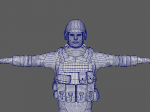 Commando Modelo 3D