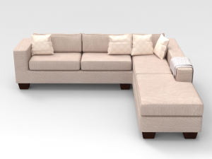 Corner Couch 3D Model