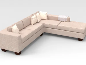 Corner Couch 3D Model