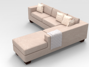 Corner Couch 3D Model