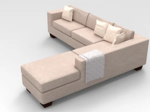 Corner Couch 3D Model