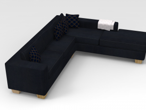 Corner Couch 3D मॉडल