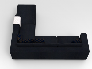 Corner Couch 3D मॉडल