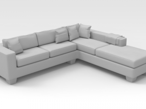 Corner Couch 3D मॉडल