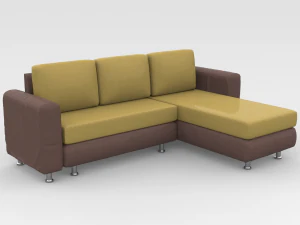 Sofa Sudut Model 3D