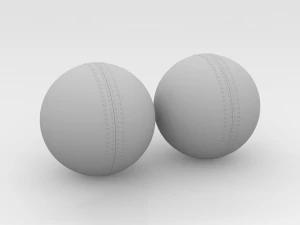 Cricket Balls 3D Model