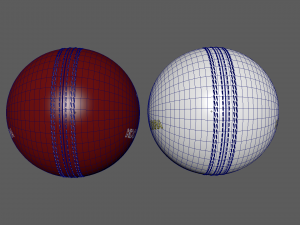 Cricket Balls Model 3D