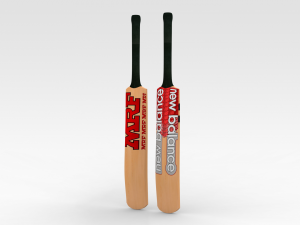 Cricket Bat 3D Model