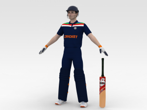 Cricket Batsman 3Dモデル