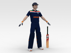 Cricket Batsman 3Dモデル
