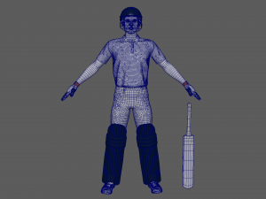 Cricket Batsman 3Dモデル
