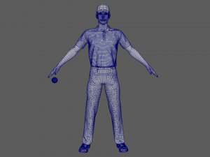 Cricket Bowler 3D Model