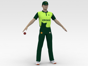Cricket Bowler 3Dモデル