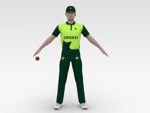 Cricket Bowler 3D Модель
