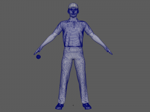 Cricket Bowler 3D Модель