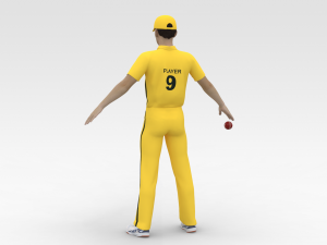 Cricket Bowler 3D Модель