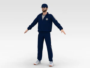 Cricket Coach 3D Model