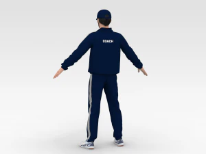 Cricket Coach 3D Model