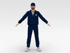 Cricket Coach 3D Model