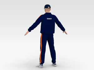 크리켓 코치 3D 모델