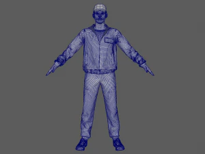 크리켓 코치 3D 모델