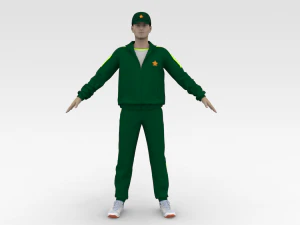 Cricket Coach 3D Model
