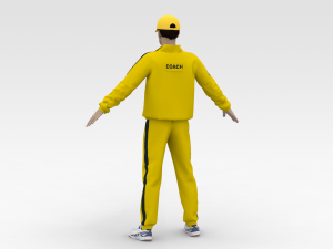 Cricket Coach 3D Model