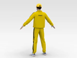 Cricket Coach 3D Model