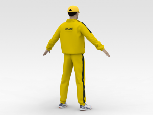 Cricket Coach 3D Model