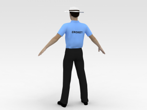 Cricket Umpire 3D 모델