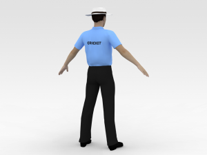Cricket Umpire 3D 모델