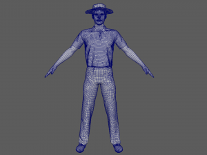 Cricket Umpire 3D 모델