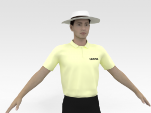 Cricket Umpire Modelo 3D