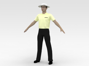 Cricket Umpire Modelo 3D