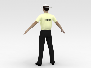 Cricket Umpire Modelo 3D