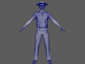 Cricket Umpire 3D 模型