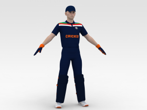 Cricket Wicket Keeper 3Dモデル