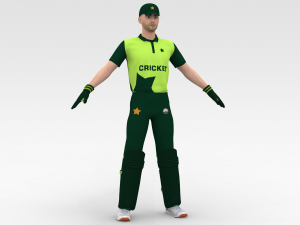 Cricket Wicket Keeper 3Dモデル