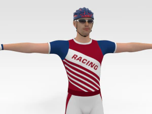 साइकिल-सवार 3D मॉडल