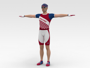Cyclist 3D मॉडल