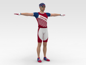 Cyclist 3D मॉडल
