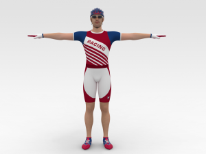 Cyclist 3D मॉडल