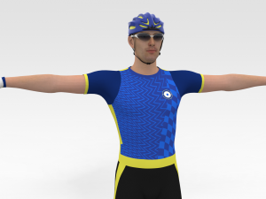 Cyclist Modèle 3D
