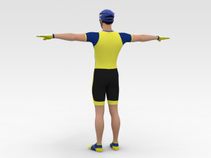 Cyclist Modèle 3D