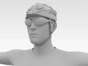Cyclist 3D Model