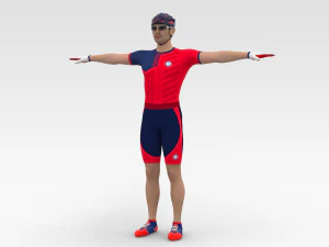 Ciclista Modelo 3D