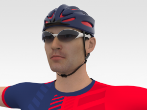 Cyclist 3D-Modell